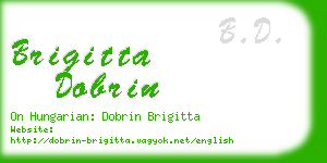 brigitta dobrin business card